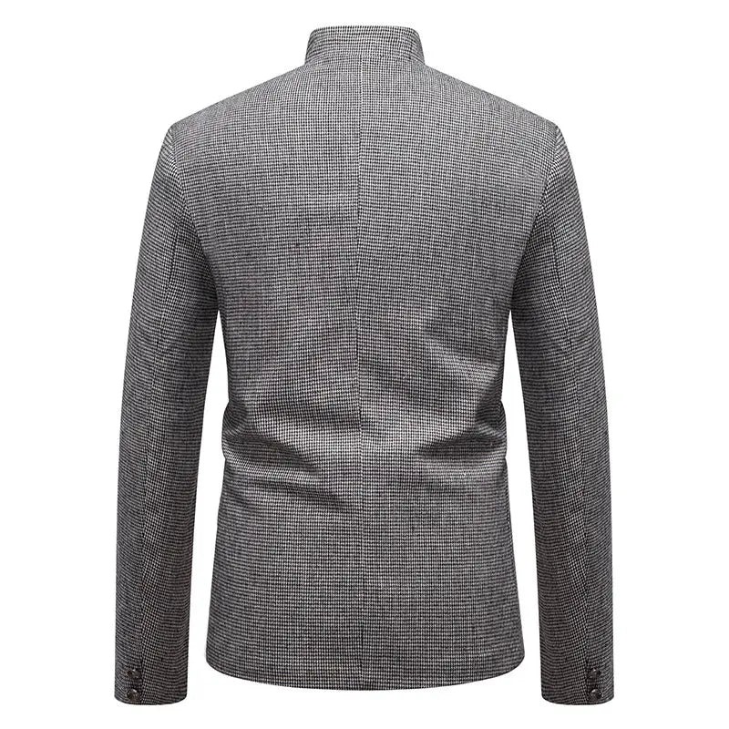 Steampunk Jacket With Slanted Buttons edgy