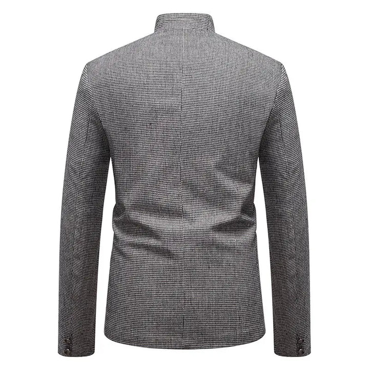 Steampunk Jacket With Slanted Buttons edgy