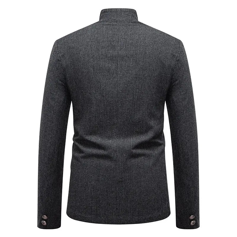 Steampunk Jacket With Slanted Buttons refined