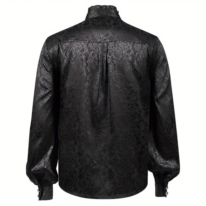 Steampunk Jacquard Ruffled Shirt – Victorian inspired