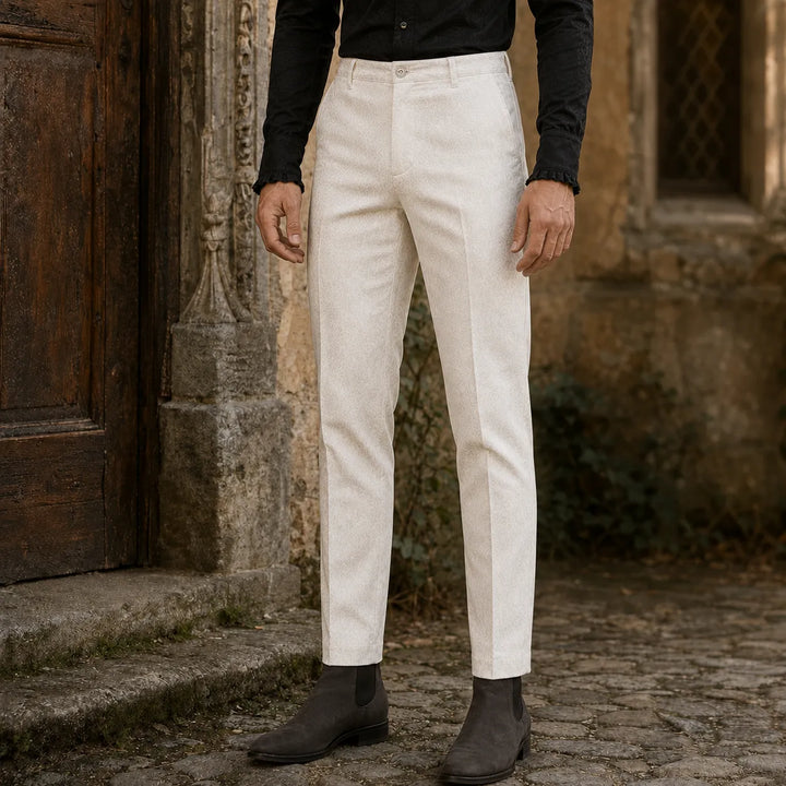 Steampunk Jacquard Slim Pants