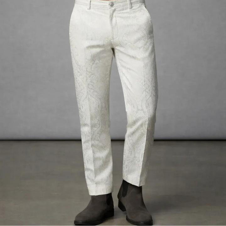Steampunk Jacquard Slim Pants