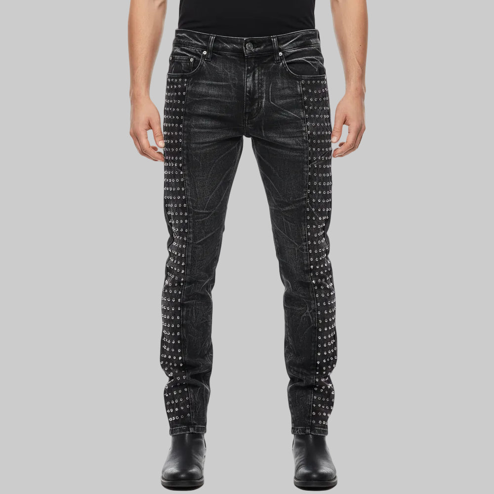 Steampunk Jeans With Rivets stylish