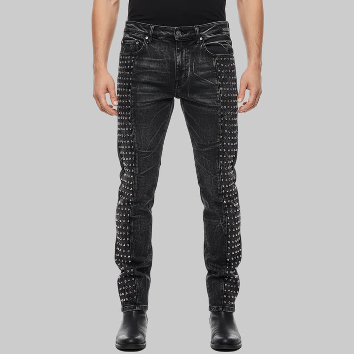Steampunk Jeans With Rivets stylish