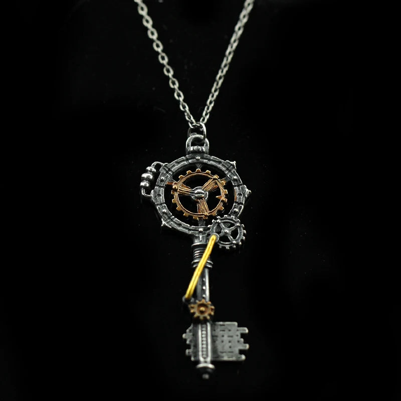 Steampunk Key Necklace chic