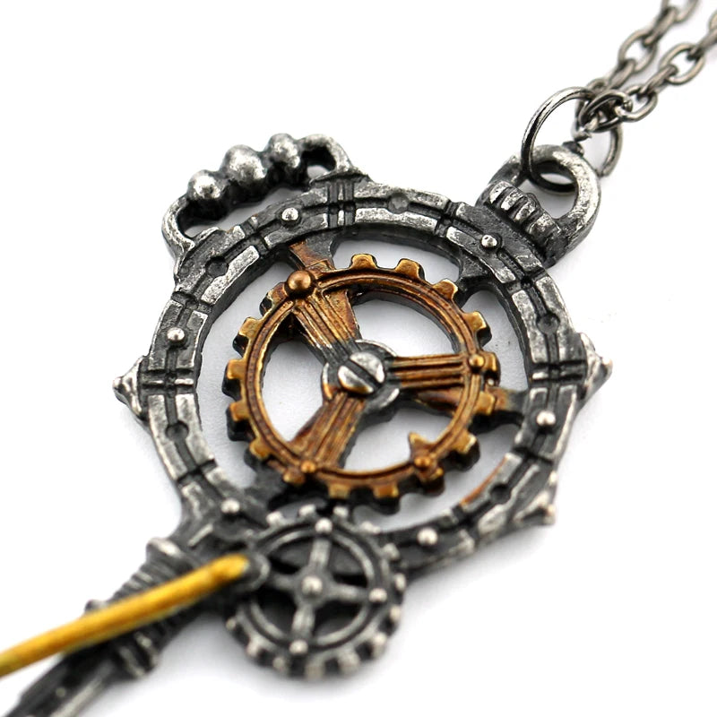 Steampunk Key Necklace fashion