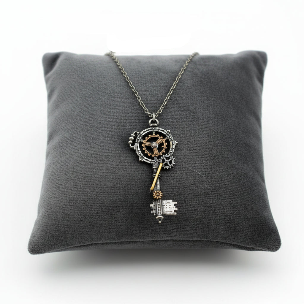 Steampunk Key Necklace stylish