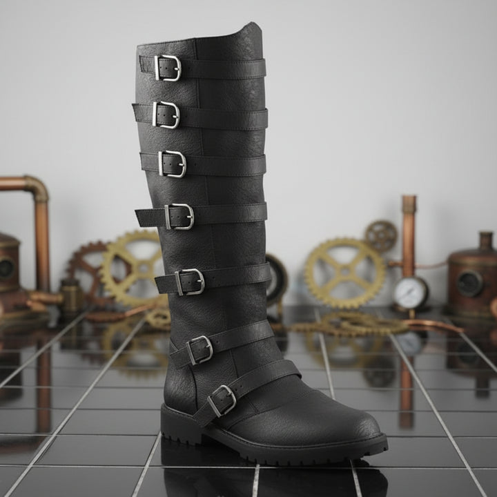 Steampunk Knight Medieval Boots