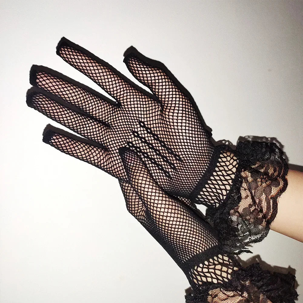 Steampunk Lace Gloves Gothic elegant