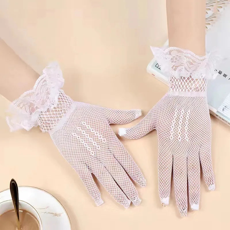 Steampunk Lace Gloves Gothic fashion