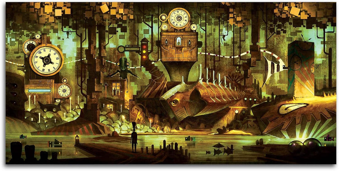 Steampunk Landscape Wall Art tendance