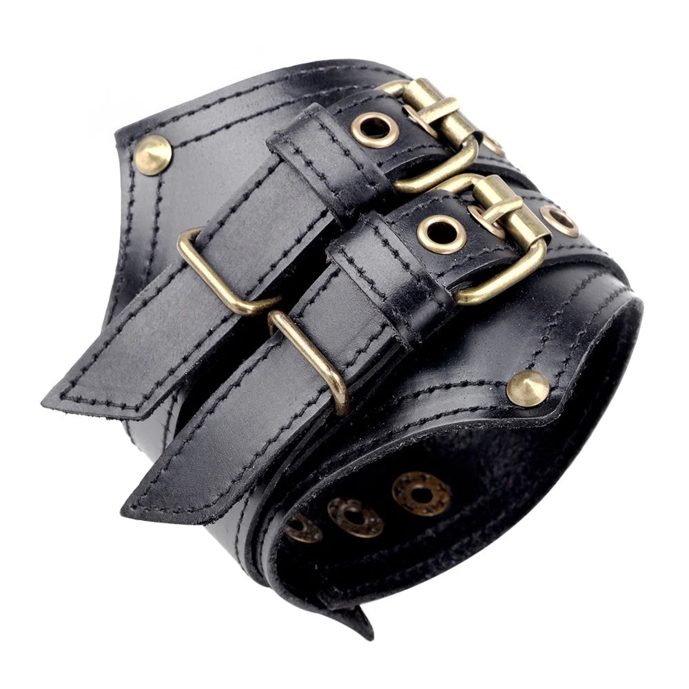 Steampunk Leather Bracelet chic