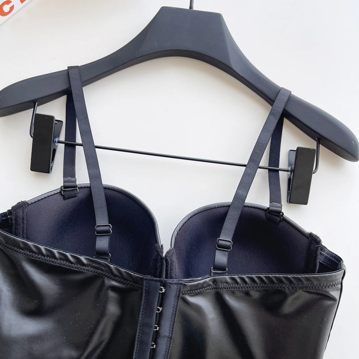 Steampunk Leather Lingerie Bustier seductive