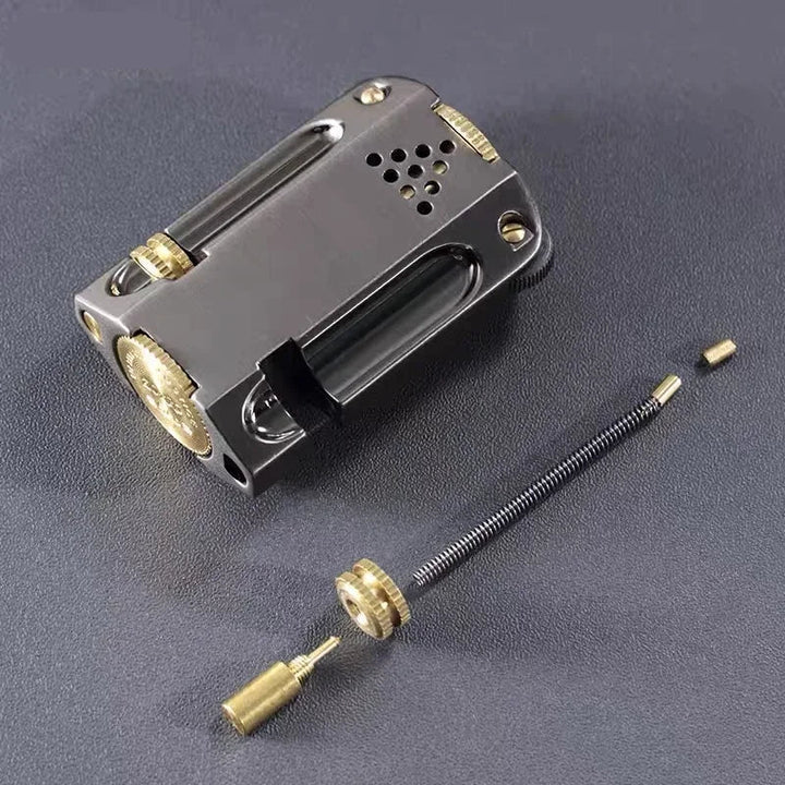 Steampunk Lighter With Dual Ignition Wheels durable