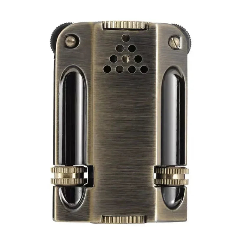 Steampunk Lighter With Dual Ignition Wheels fashion