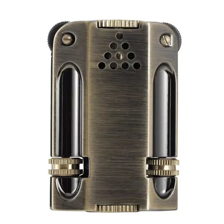 Steampunk Lighter With Dual Ignition Wheels fashion