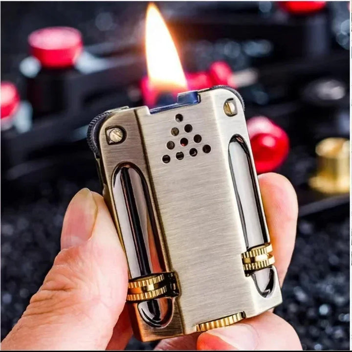 Steampunk Lighter With Dual Ignition Wheels quality