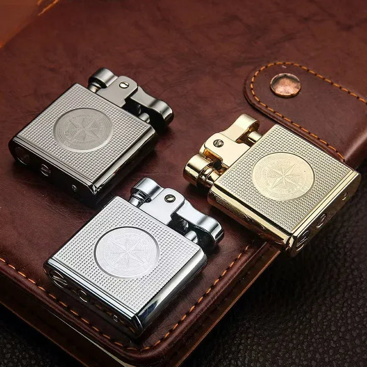 Steampunk Lighter with Compass Design