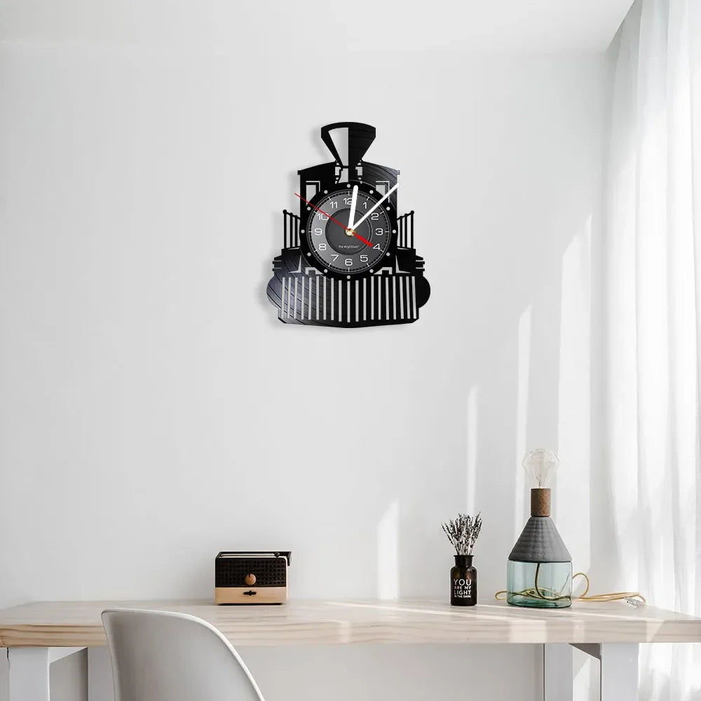 Steampunk Locomotive Clock Design