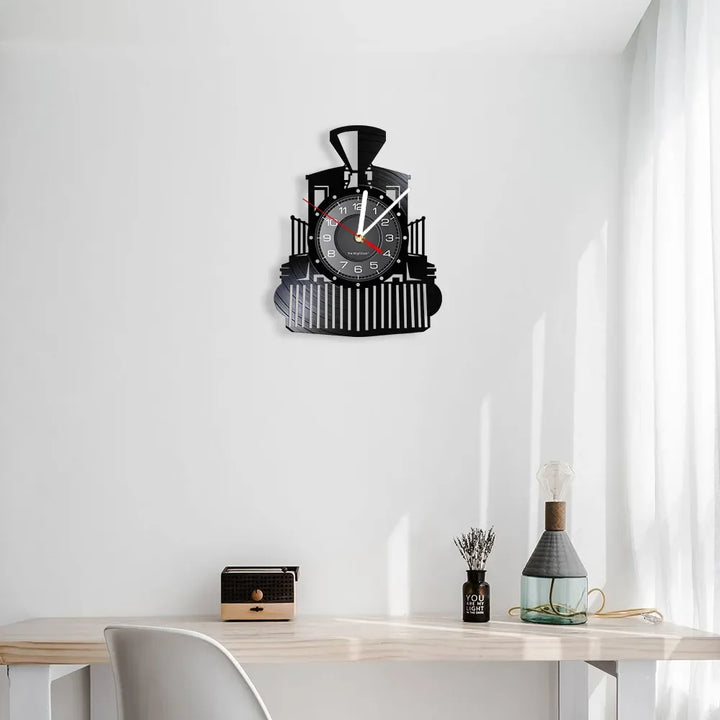 Steampunk Locomotive Clock Design