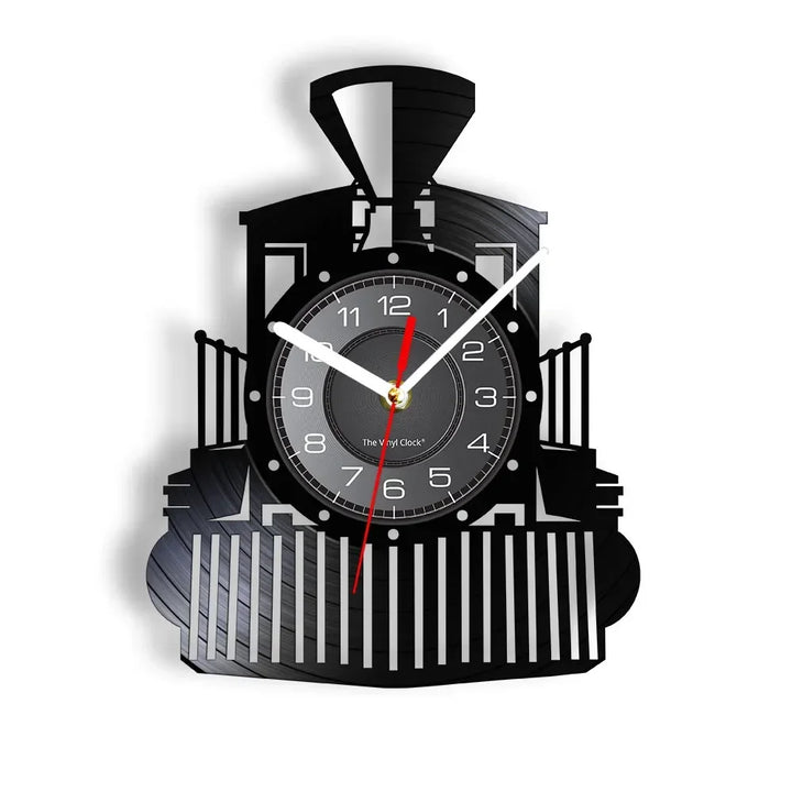 Steampunk Locomotive Clock Modern
