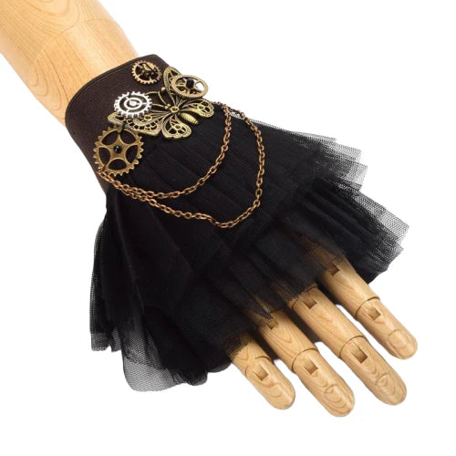 Steampunk Lolita Bracelet With Gears fashion
