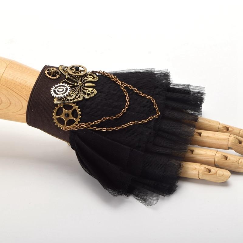 Steampunk Lolita Bracelet With Gears tendance