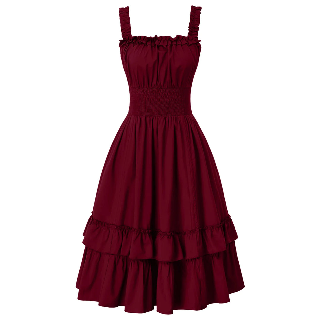 Steampunk Lolita Dress Red