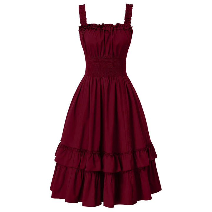 Steampunk Lolita Dress Red