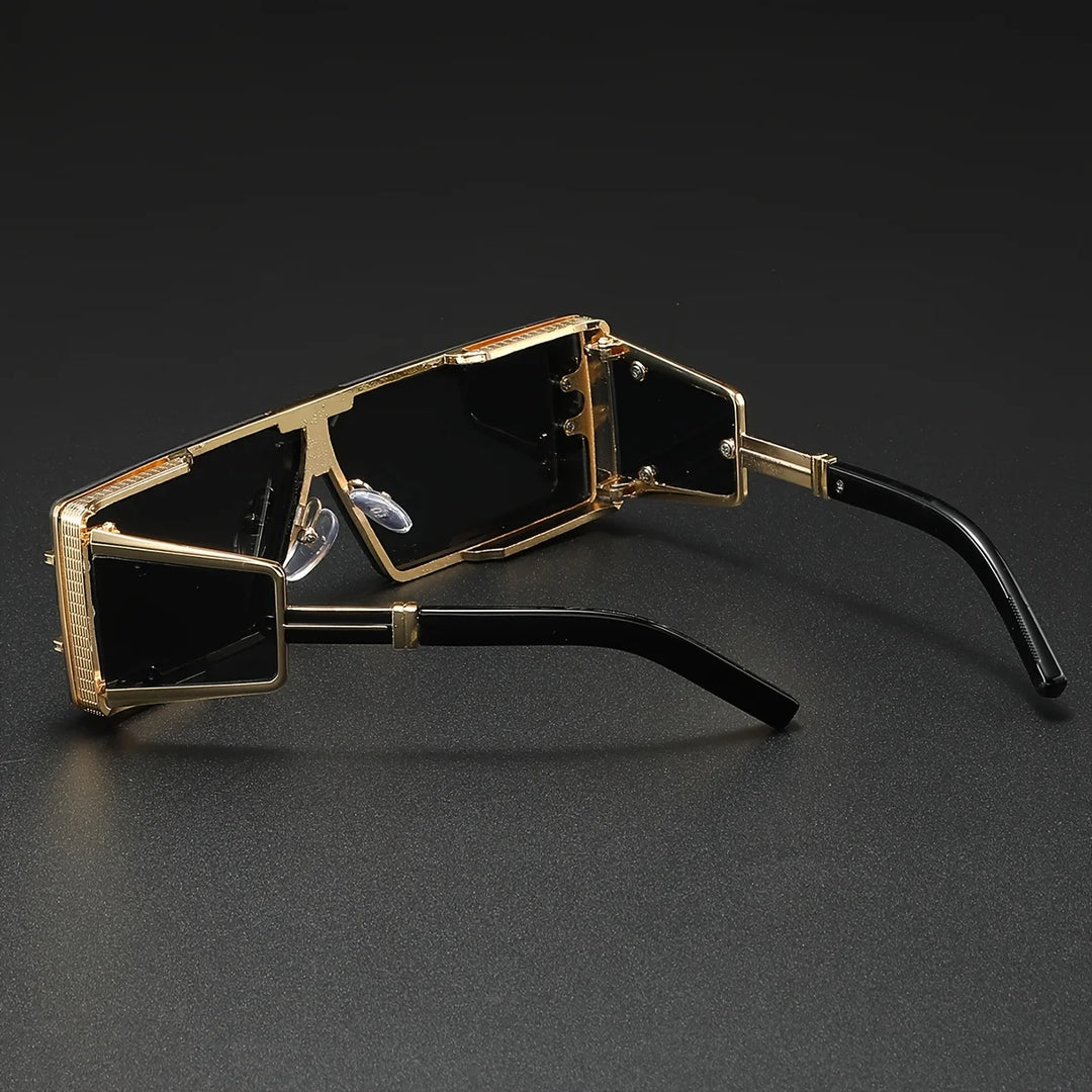 Steampunk Luxury Sunglasses – metallic finish