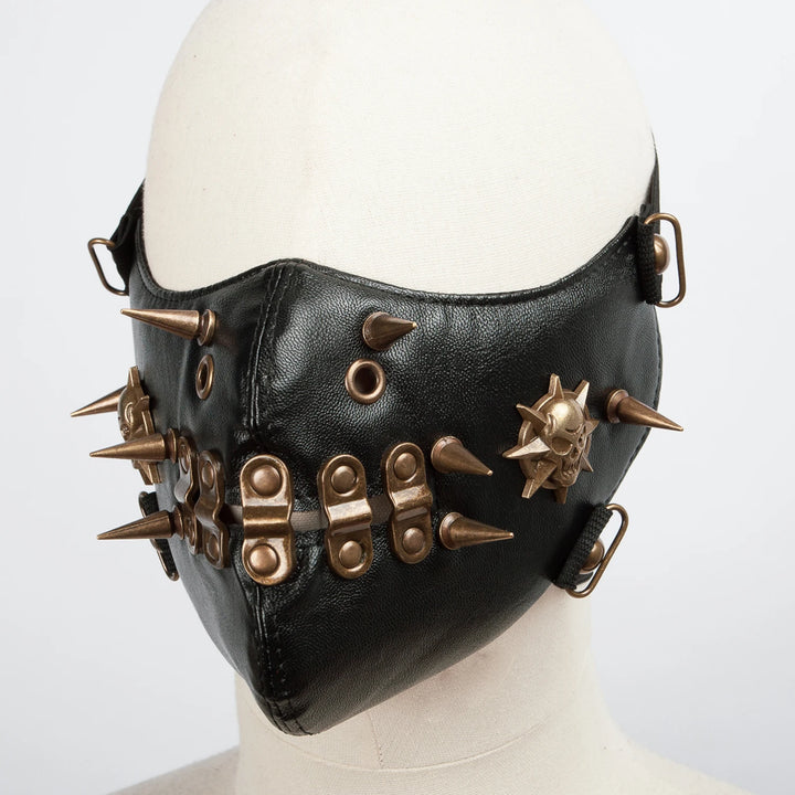 Steampunk Mask with Spikes Design