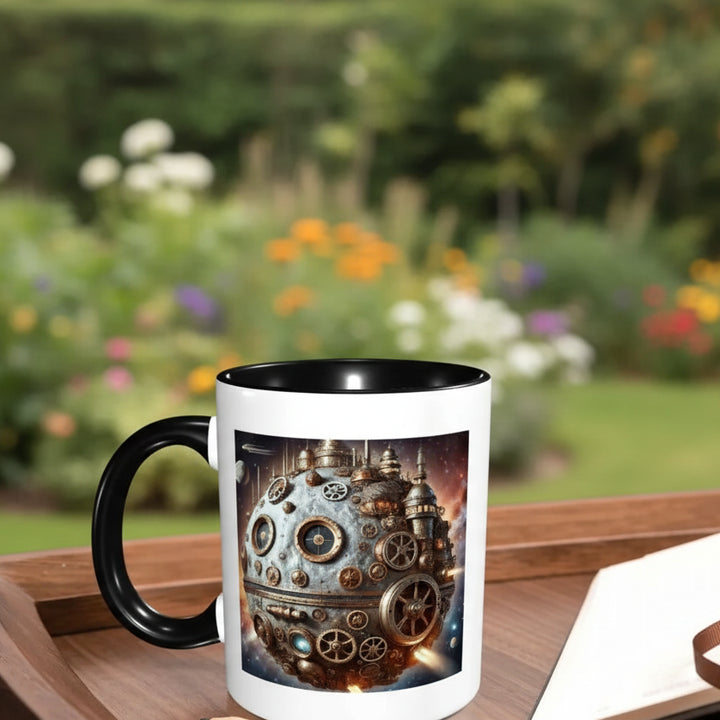 Steampunk Mechanical Moon Mug