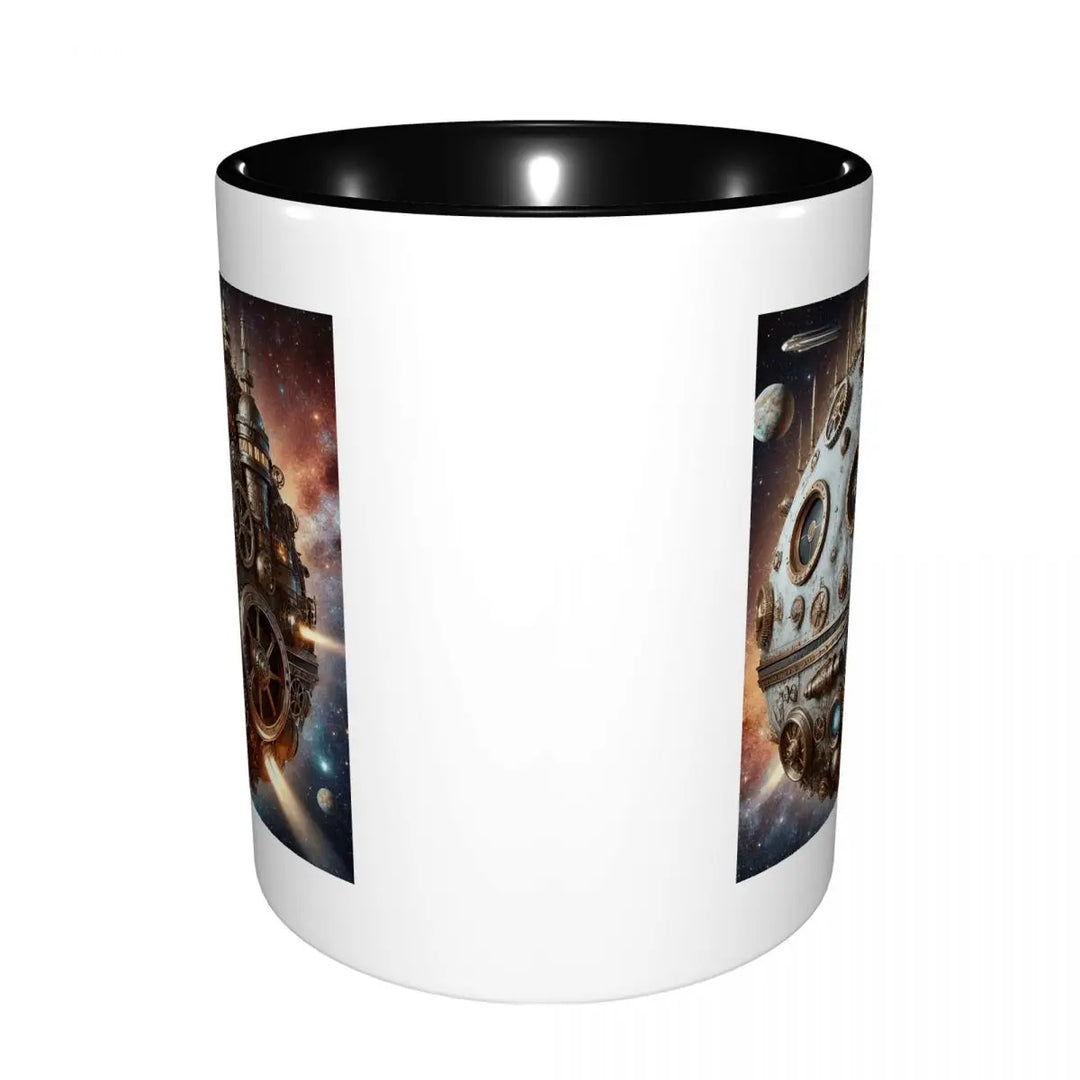 Steampunk Mechanical Moon Mug fashion
