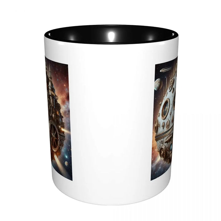 Steampunk Mechanical Moon Mug fashion