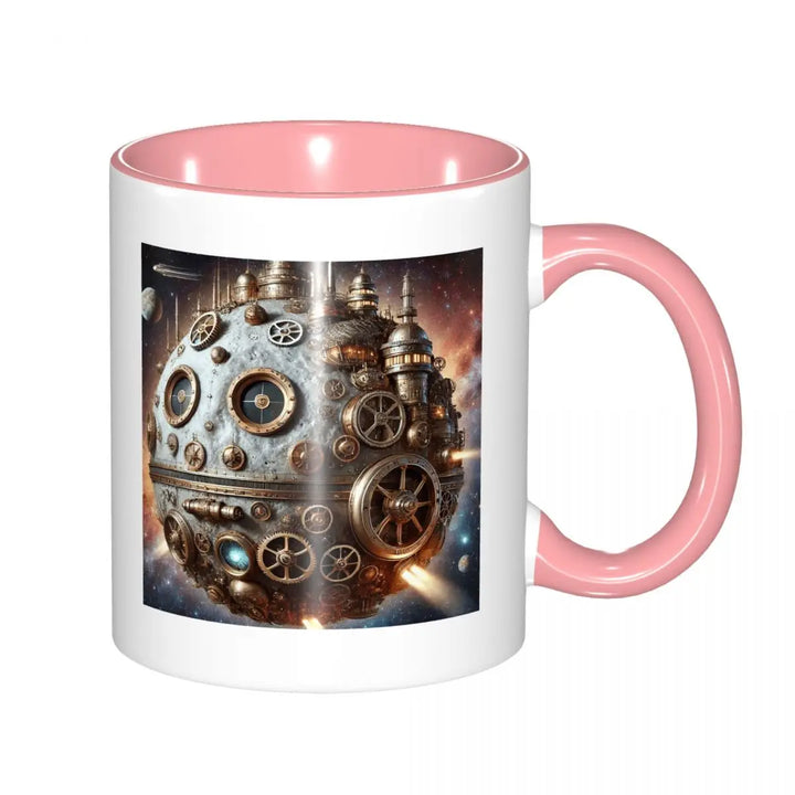 Steampunk Mechanical Moon Mug mechanical