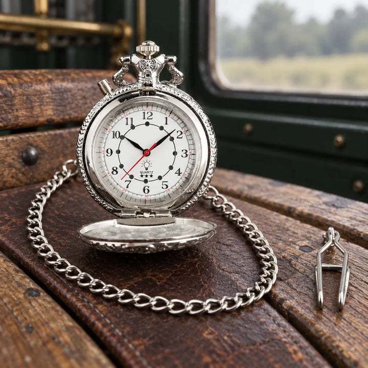 Steampunk Men's Locomotive Watch