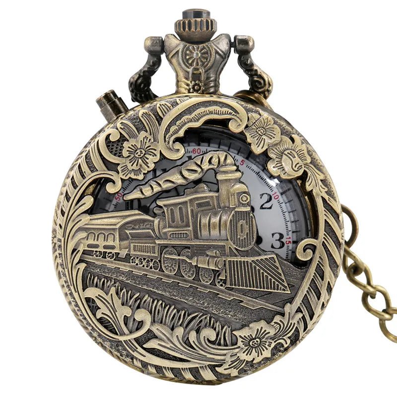 Steampunk Men's Locomotive Watch