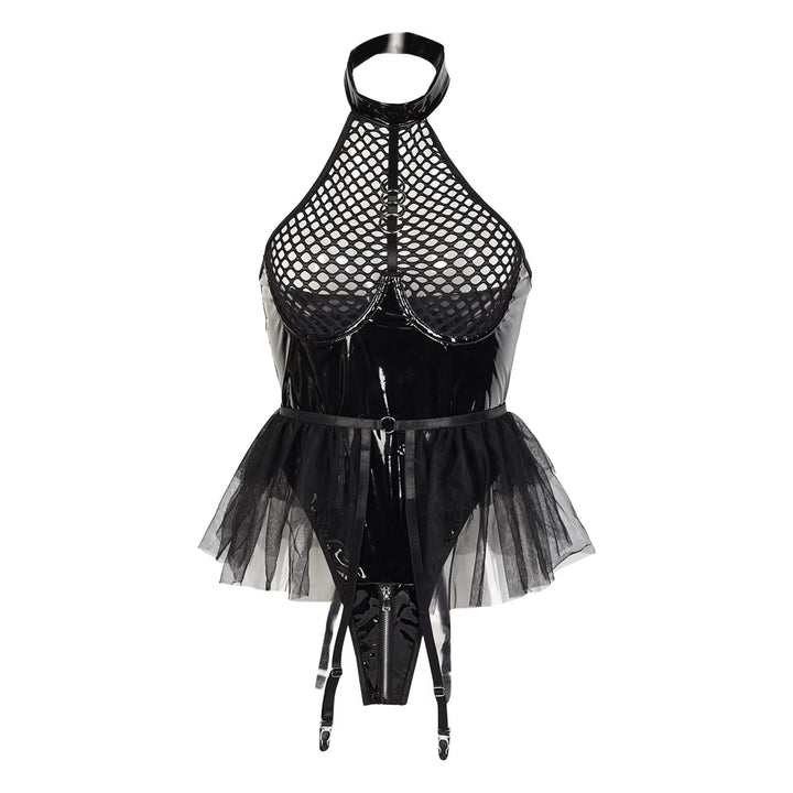 Steampunk Mesh Bodysuit seductive