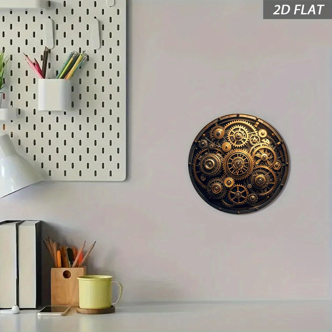 Steampunk Metal Gear Wall Art elegant