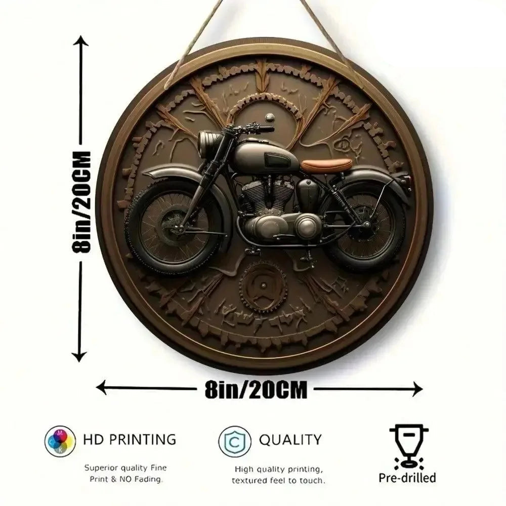 Steampunk Metal Motorcycle Wall Art fashion