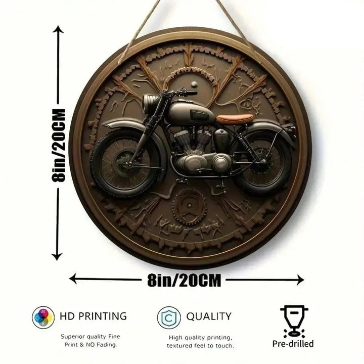 Steampunk Metal Motorcycle Wall Art fashion