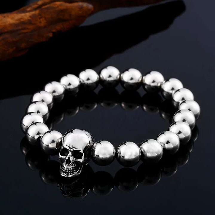 Steampunk Metal Skull Bracelet