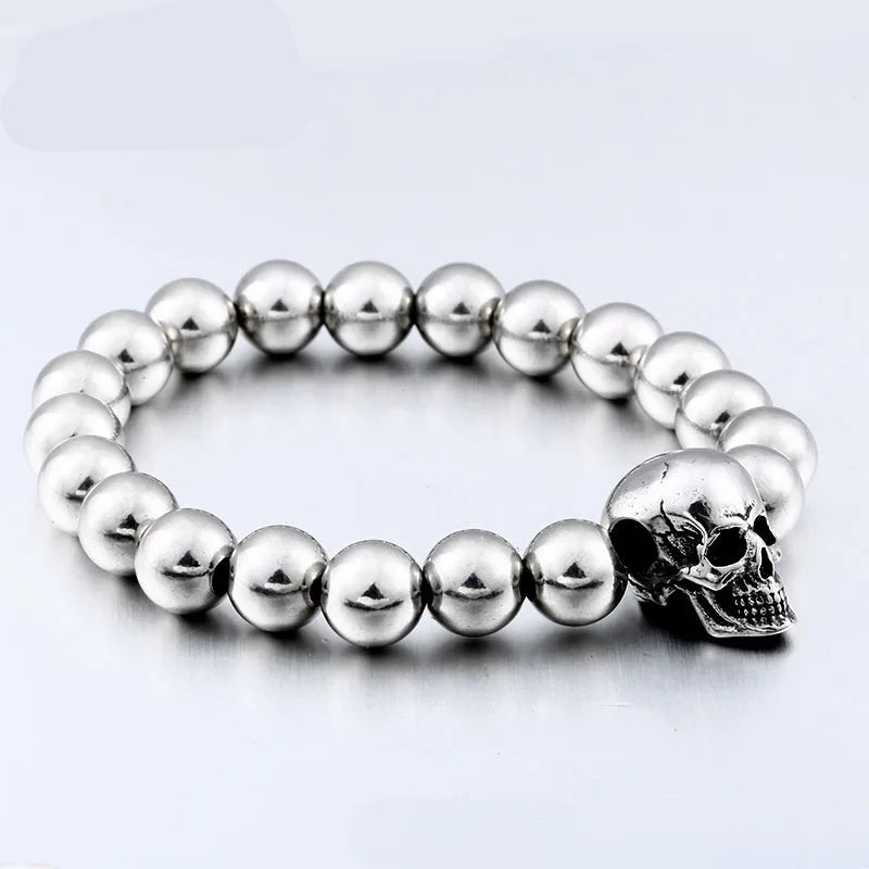 Steampunk Metal Skull Bracelet fashion