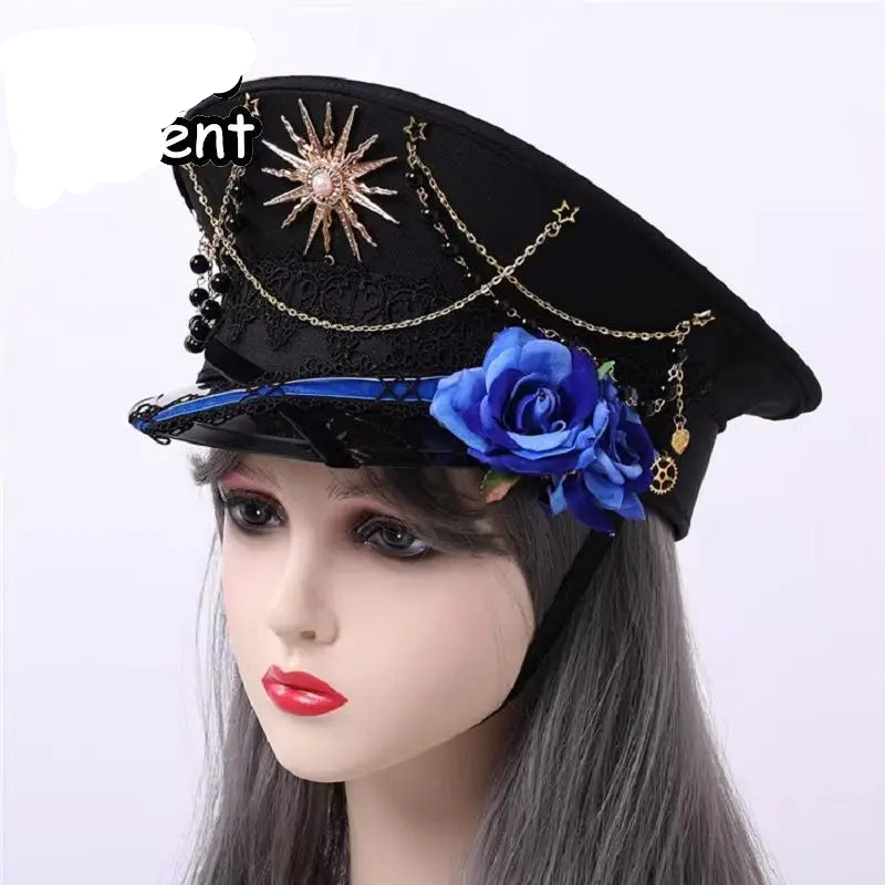 Steampunk Military Lolita Hat – vintage look