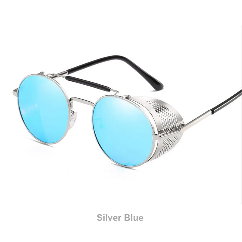 Steampunk Mirrored Sunglasses UV Protection – classic steampunk