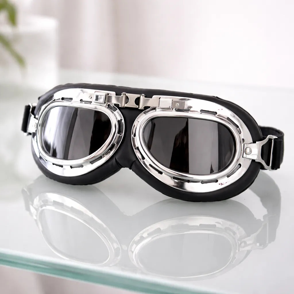 Steampunk Motorcycle Goggles Design