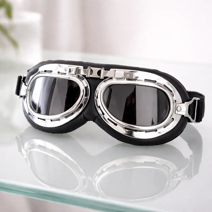 Steampunk Motorcycle Goggles Design