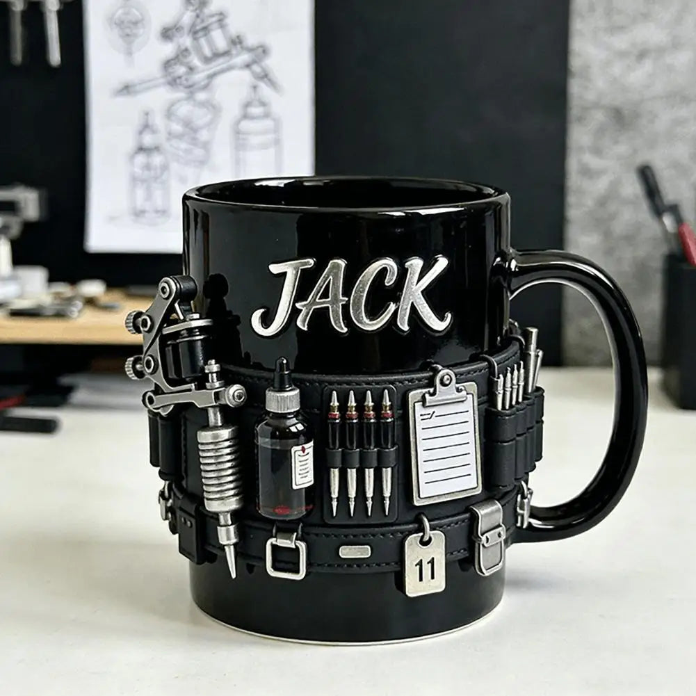 Steampunk Mug Tattoo Supplies fashion