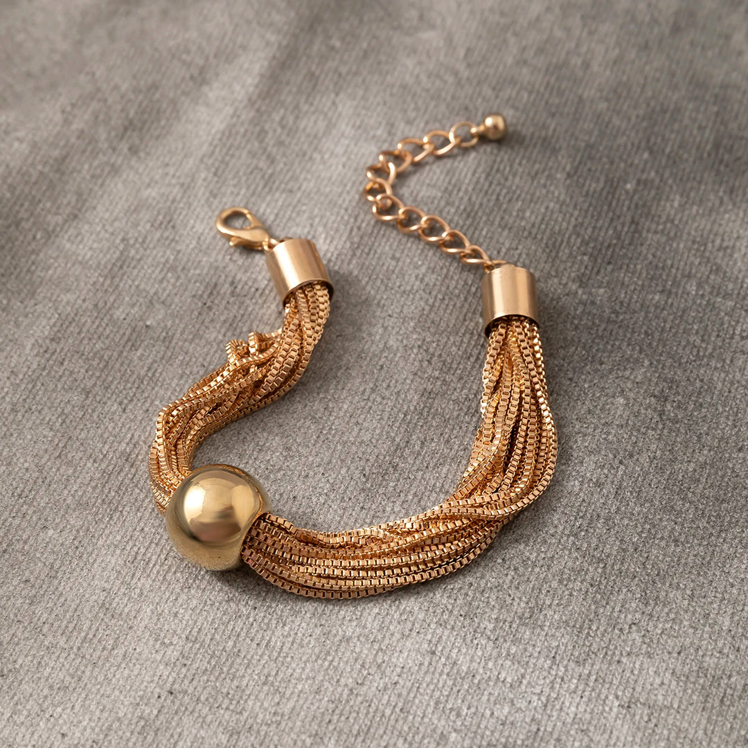 Steampunk Multiple Chain Bracelet