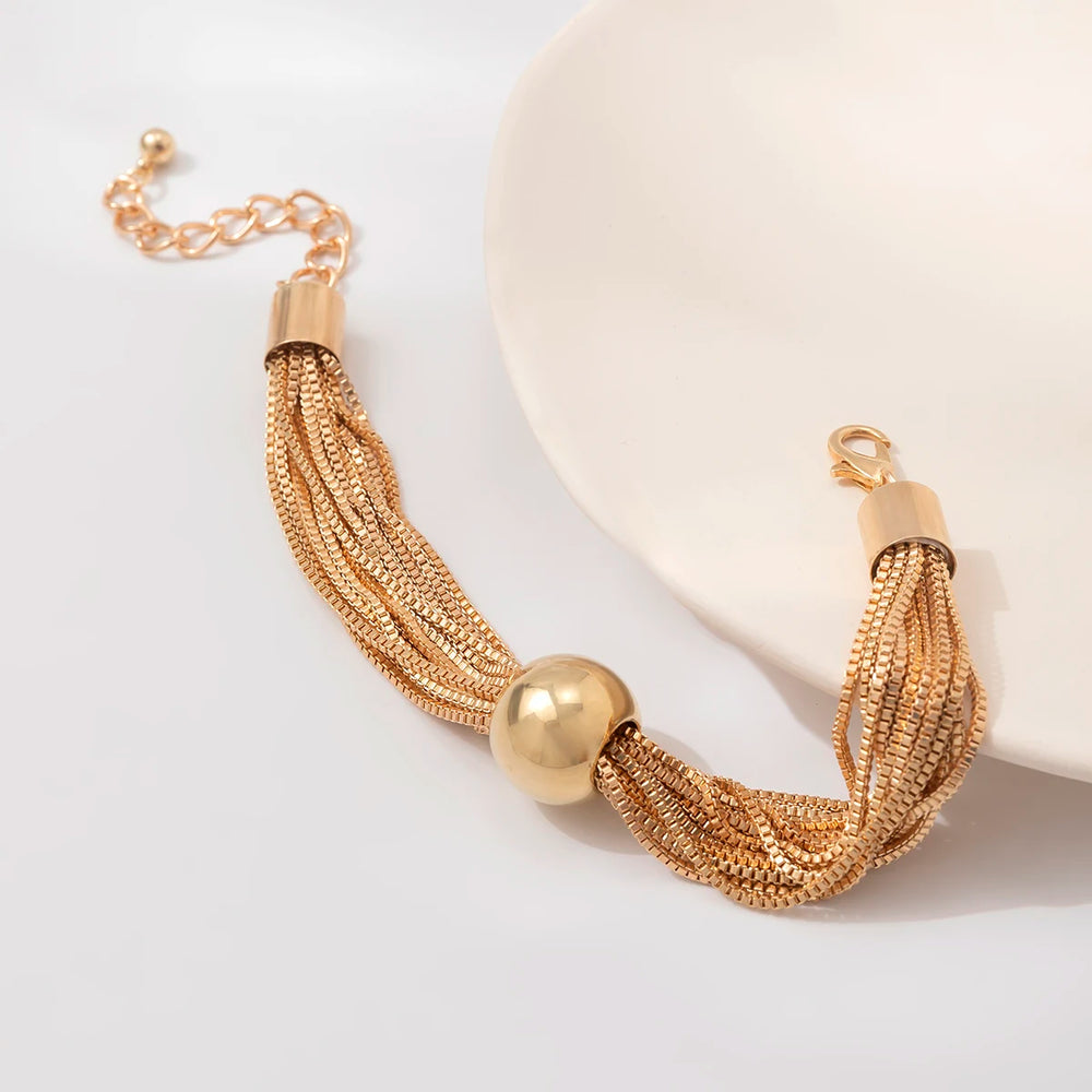 Steampunk Multiple Chain Bracelet chic